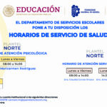 HORARIOS DE SERVICIO DE SALUD web f