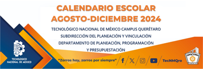 Calendario Escolar Agosto-Diciembre 2024