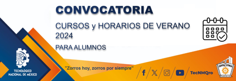 Cursos de Verano y Horarios 2024