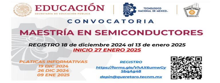 Convocatoria de Maestría en Semiconductores